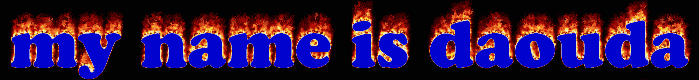 my name's